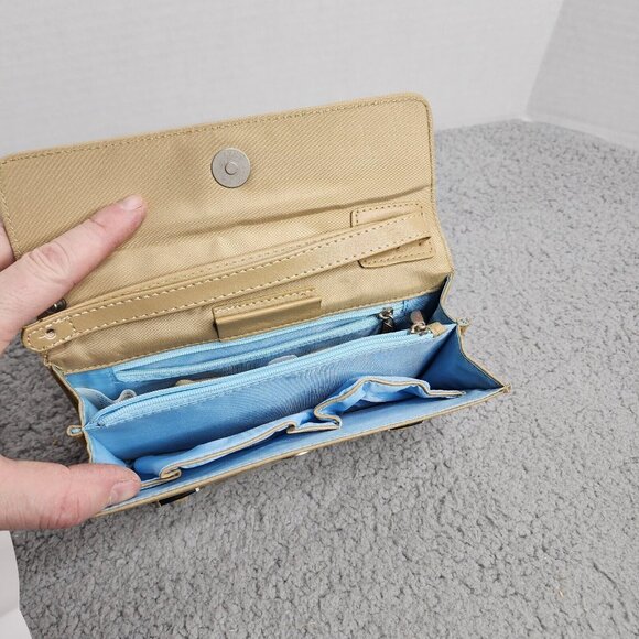 Travelon Tailored Convertible Crossbody Clutch Biege - Picture 8 of 14